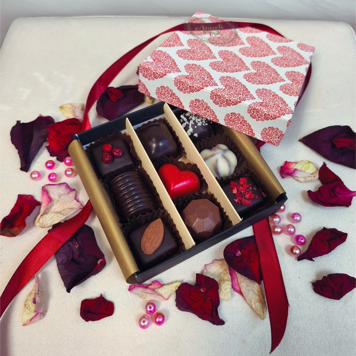 Anneli Viik Chocolate Box of Hearts